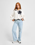 Hangita 1/4 Zip Polar Fleece Sweatshirt