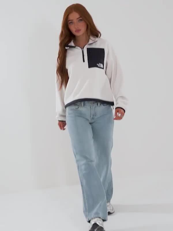Hangita 1/4 Zip Polar Fleece Sweatshirt