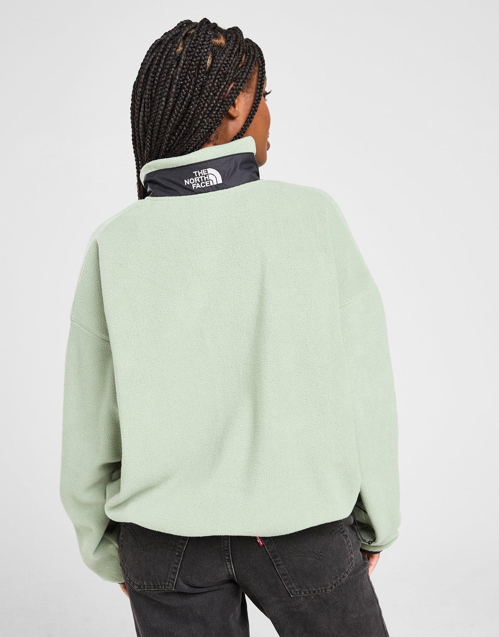 Hangita 1/4 Zip Polar Fleece Sweatshirt