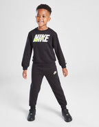 Swoosh Fade Crew Tracksuit Children