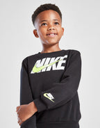 Swoosh Fade Crew Tracksuit Children