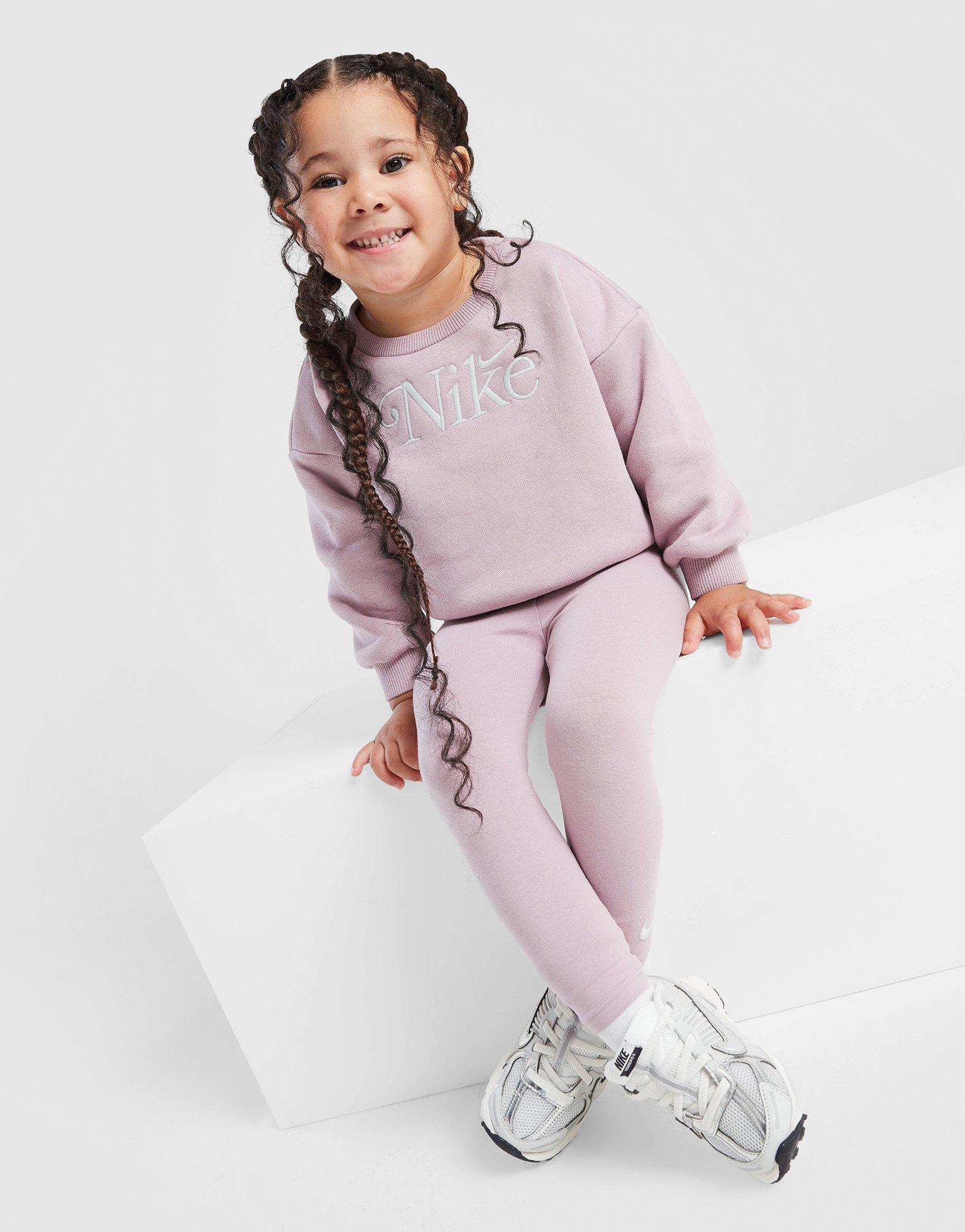 Girls' Embroidered Shine Crew Tracksuit Infant