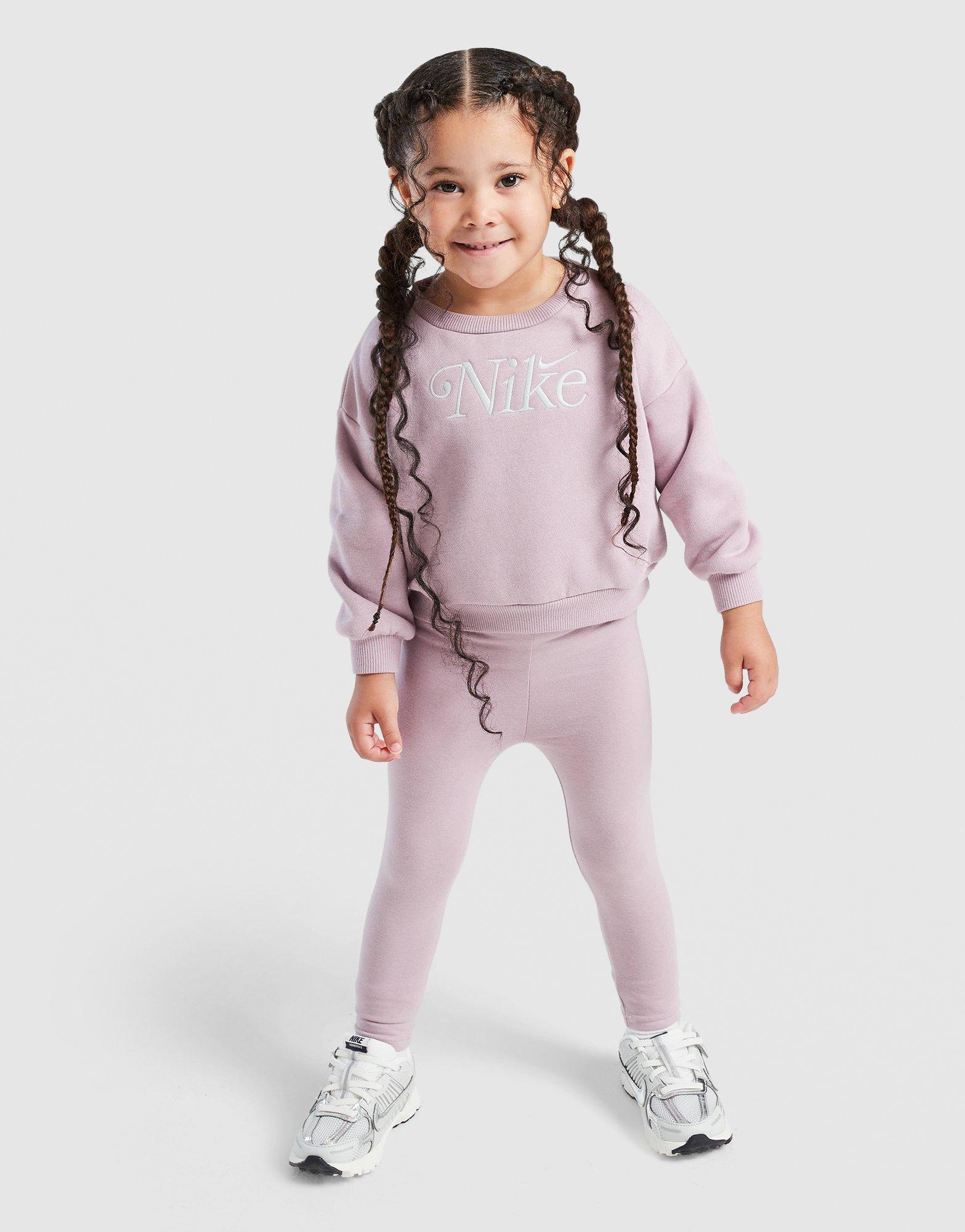 Girls' Embroidered Shine Crew Tracksuit Infant