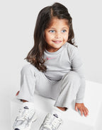 Girls' Ribbed Flare Tracksuit Infant