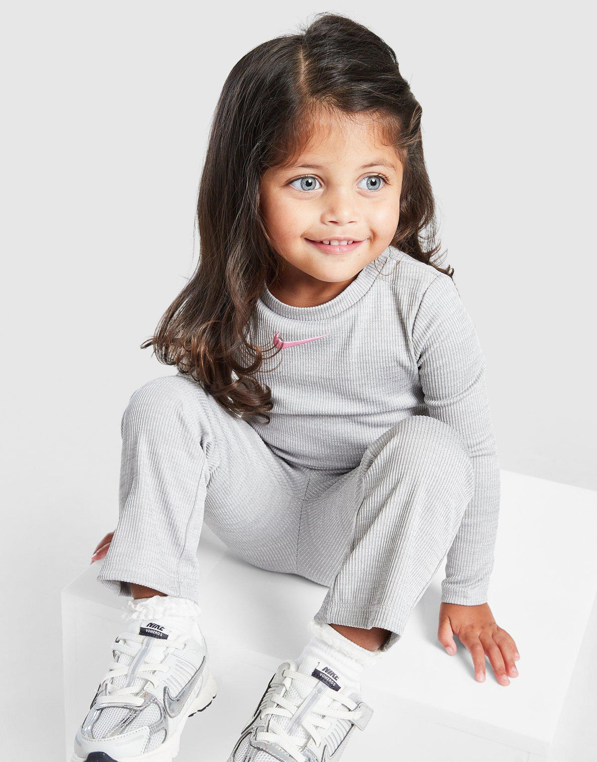 Girls' Ribbed Flare Tracksuit Infant