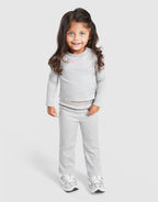 Girls' Ribbed Flare Tracksuit Infant