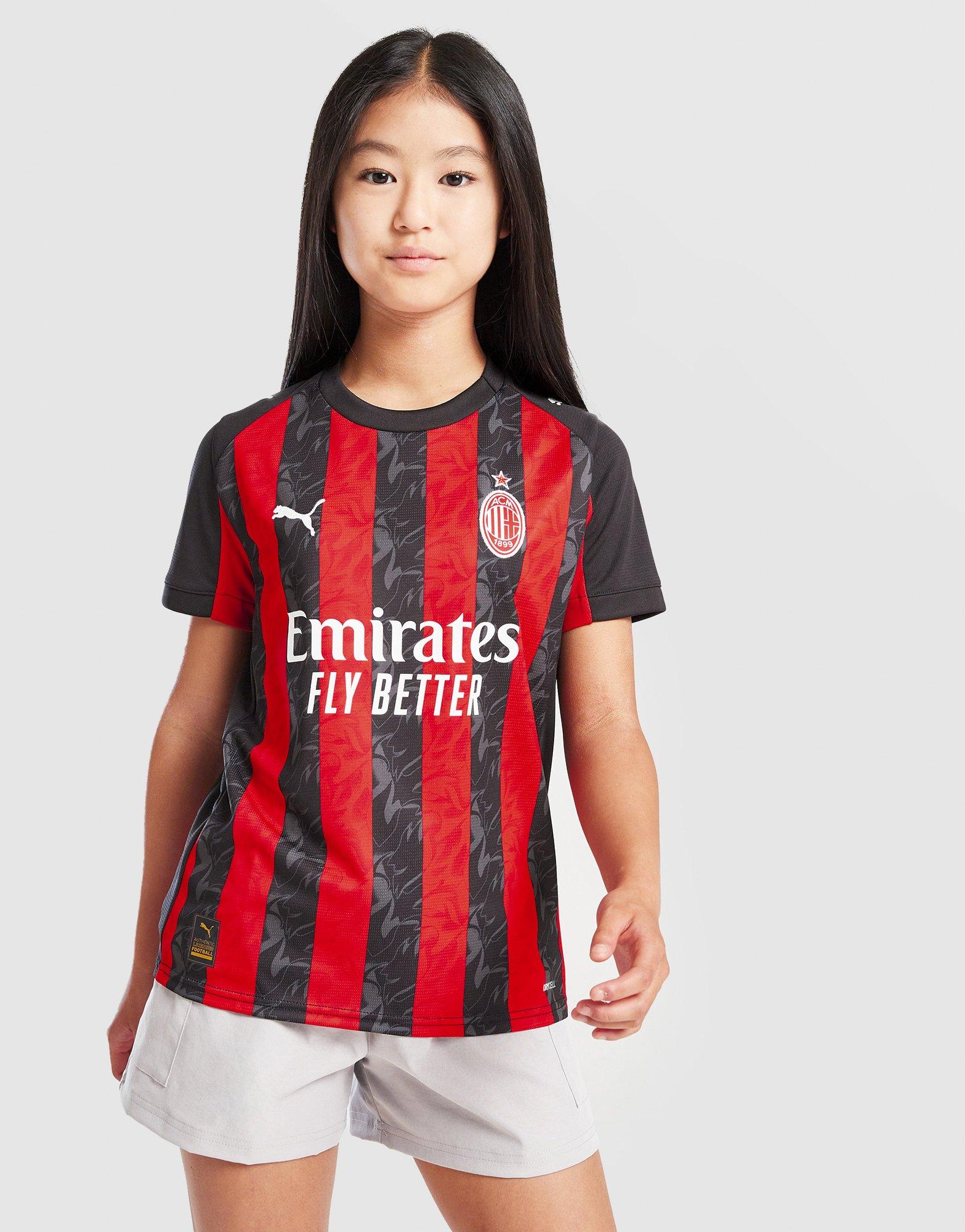 AC Milan 2025/26 Home Shirt Junior's