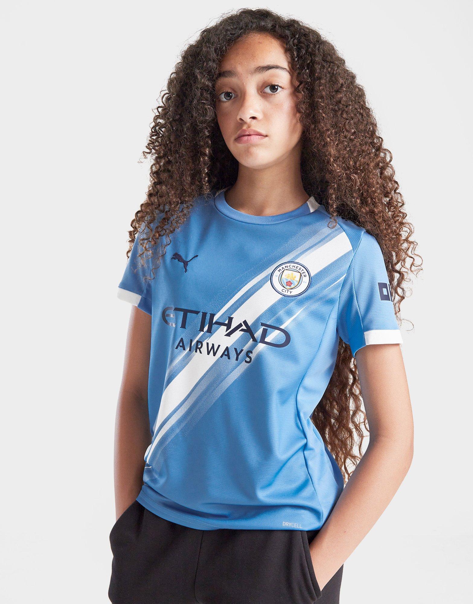 Manchester City 2025/26 Home Shirt Junior's