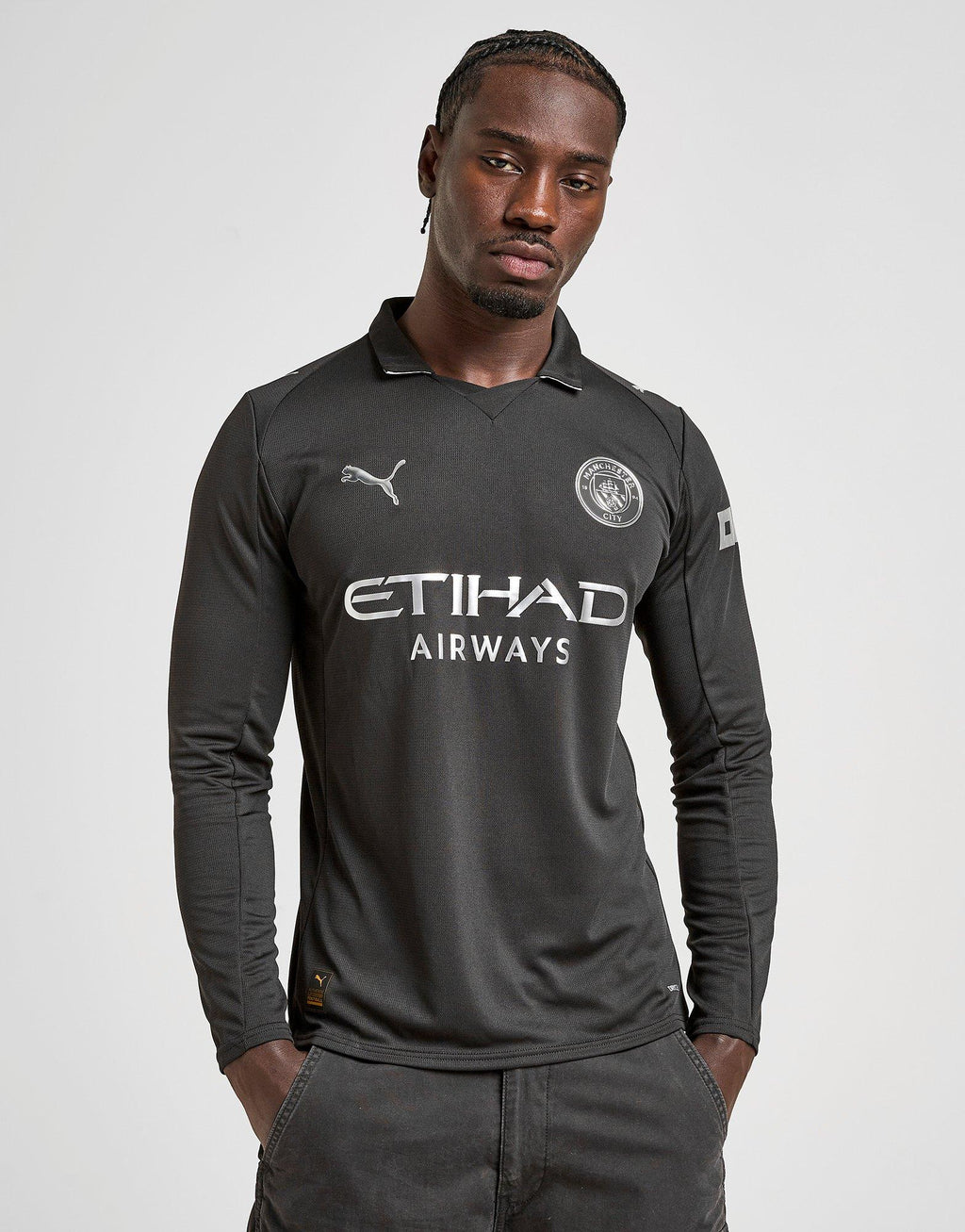 Manchester City FC 2025/26 Long Sleeve Away Shirt