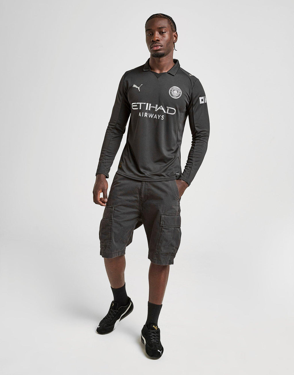 Manchester City FC 2025/26 Long Sleeve Away Shirt
