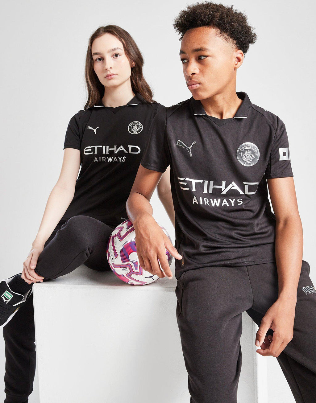 Manchester City FC 2025/26 Away Shirt Junior's