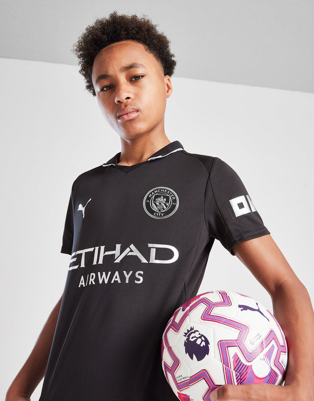 Manchester City FC 2025/26 Away Shirt Junior's