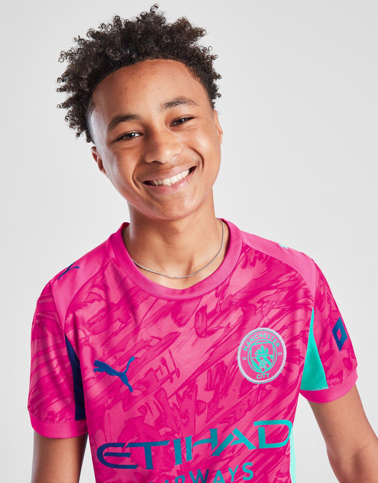 Manchester City FC 2025/26 Goalkeeper Shirt Junior