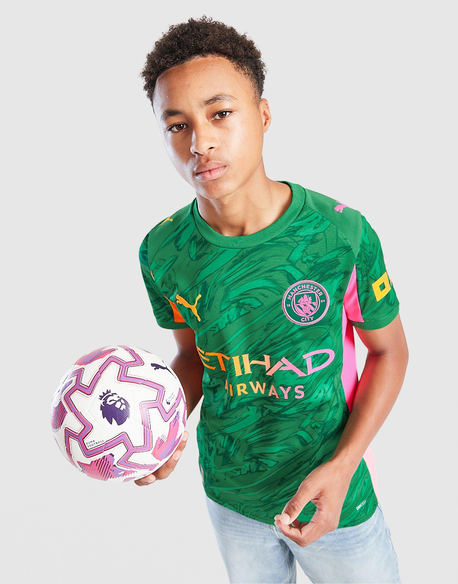 Manchester City FC 2025/26 Goalkeeper Shirt Junior