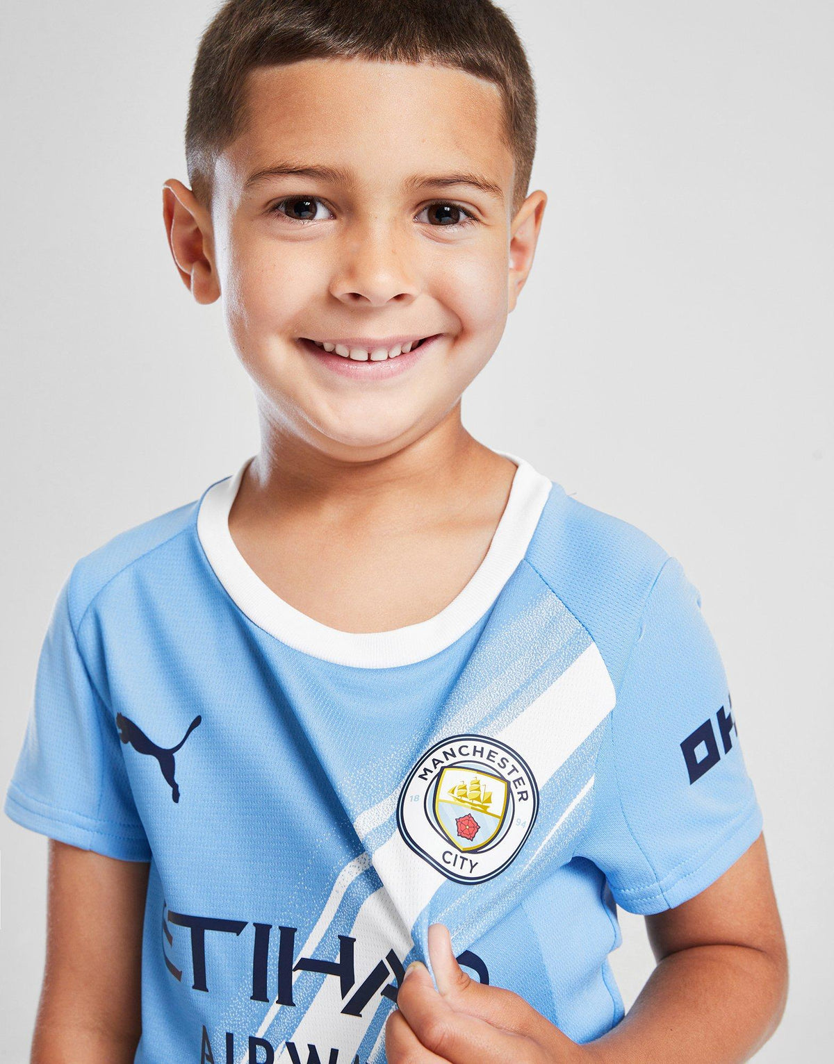 Manchester City FC 2025/26 Home Kit Children