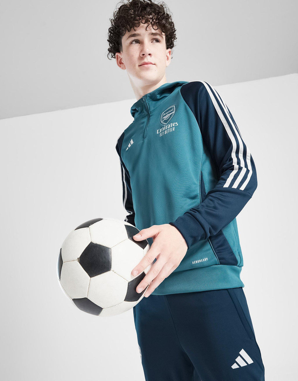 Arsenal FC Training 1/4 Zip Hoodie Junior