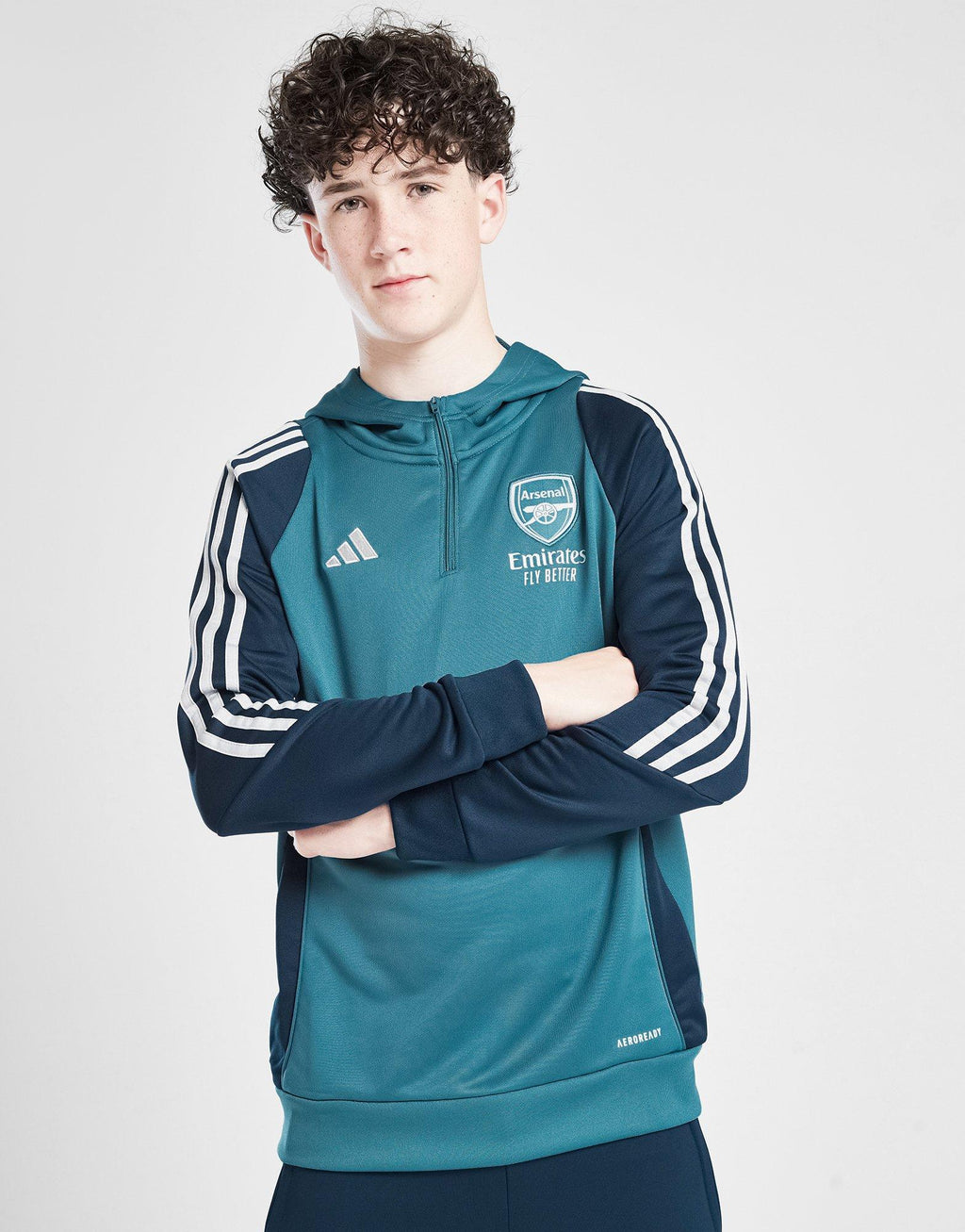 Arsenal FC Training 1/4 Zip Hoodie Junior
