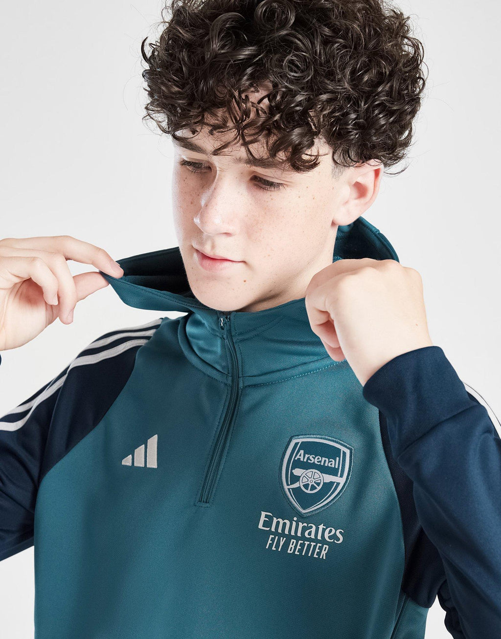 Arsenal FC Training 1/4 Zip Hoodie Junior