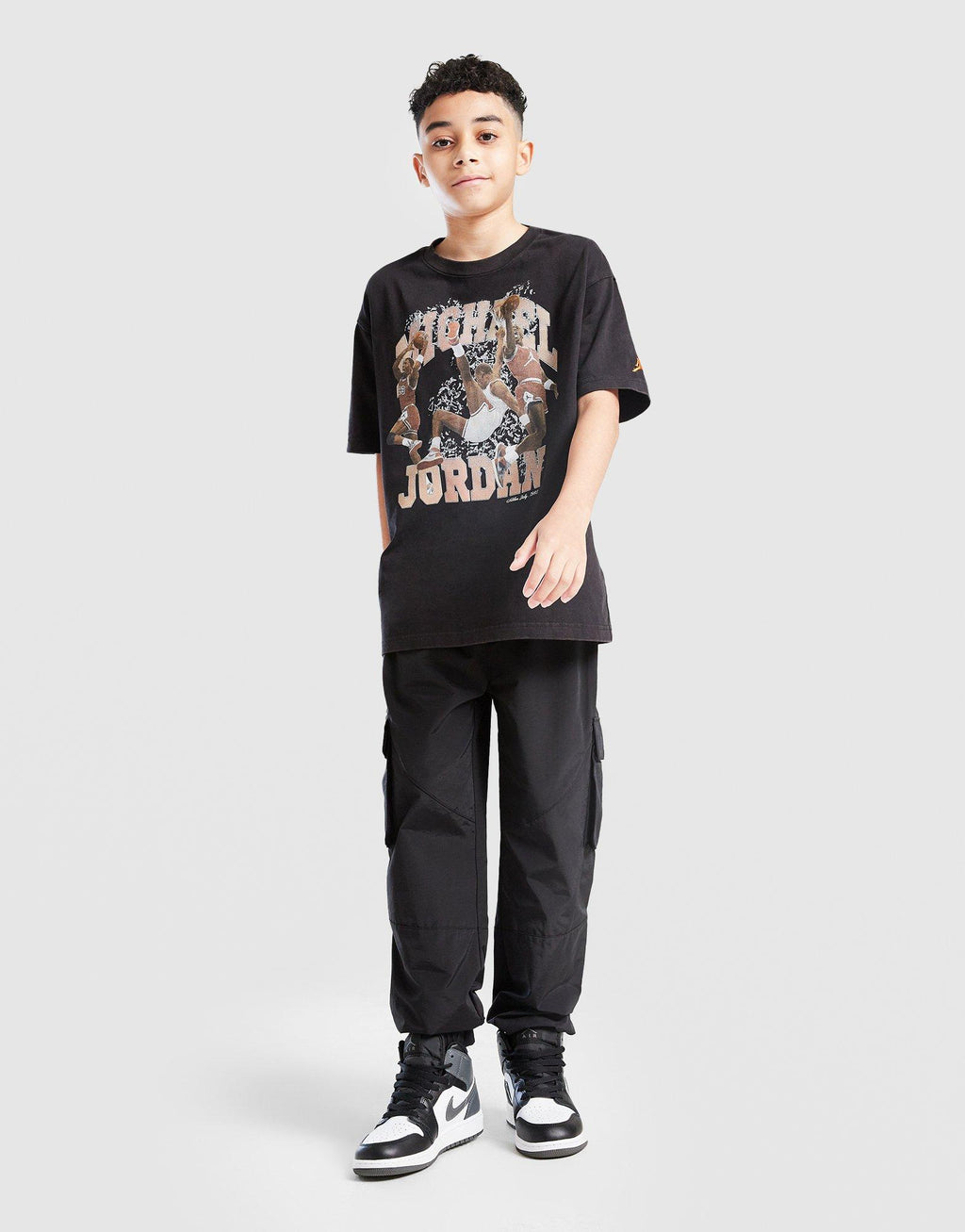 Michael Jordan Washed Logo T-Shirt Junior