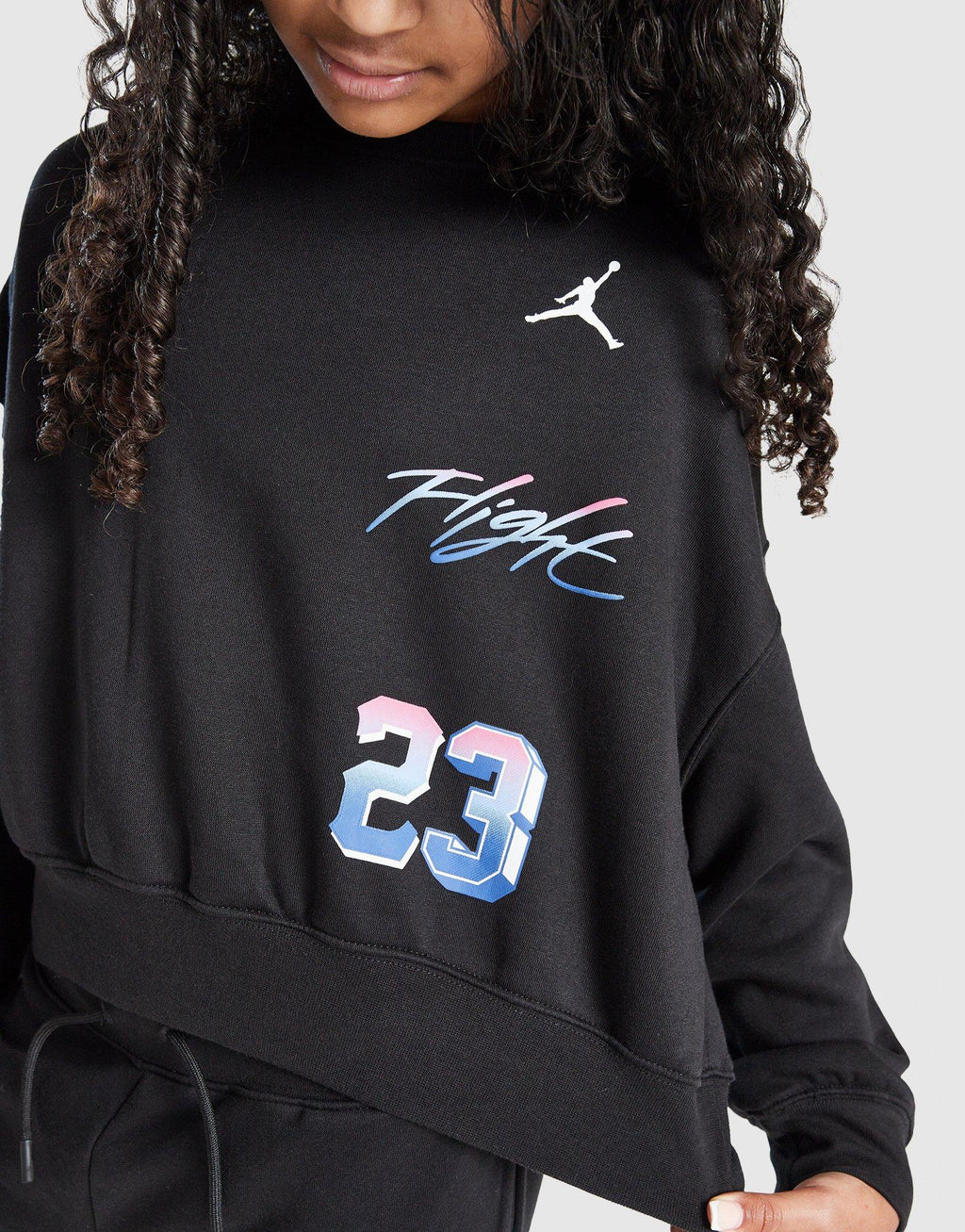 Girls' Fade Back Hit Crew Sweatshirt Junior