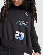 Girls' Fade Back Hit Crew Sweatshirt Junior