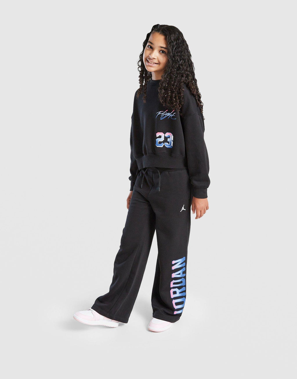 Girls' Fade Back Hit Crew Sweatshirt Junior