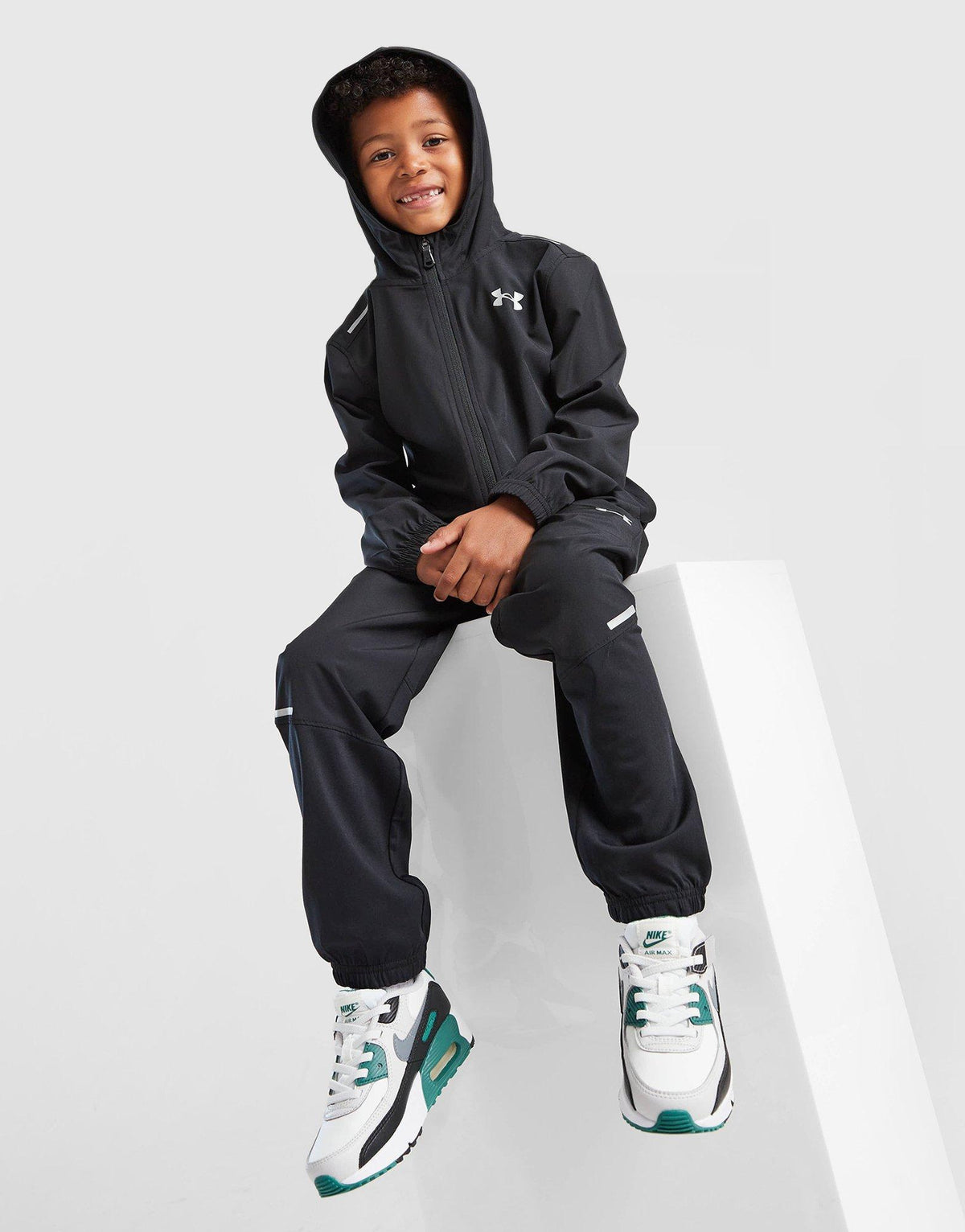 Vanish Full Zip Hooded Tracksuit Children