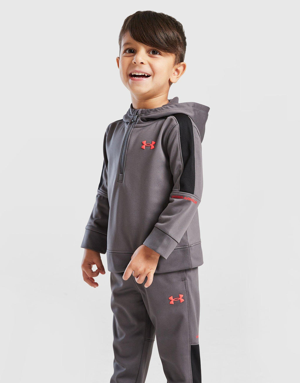Poly Colour Block 1/4 Zip Tracksuit Infant