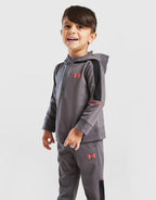 Poly Colour Block 1/4 Zip Tracksuit Infant