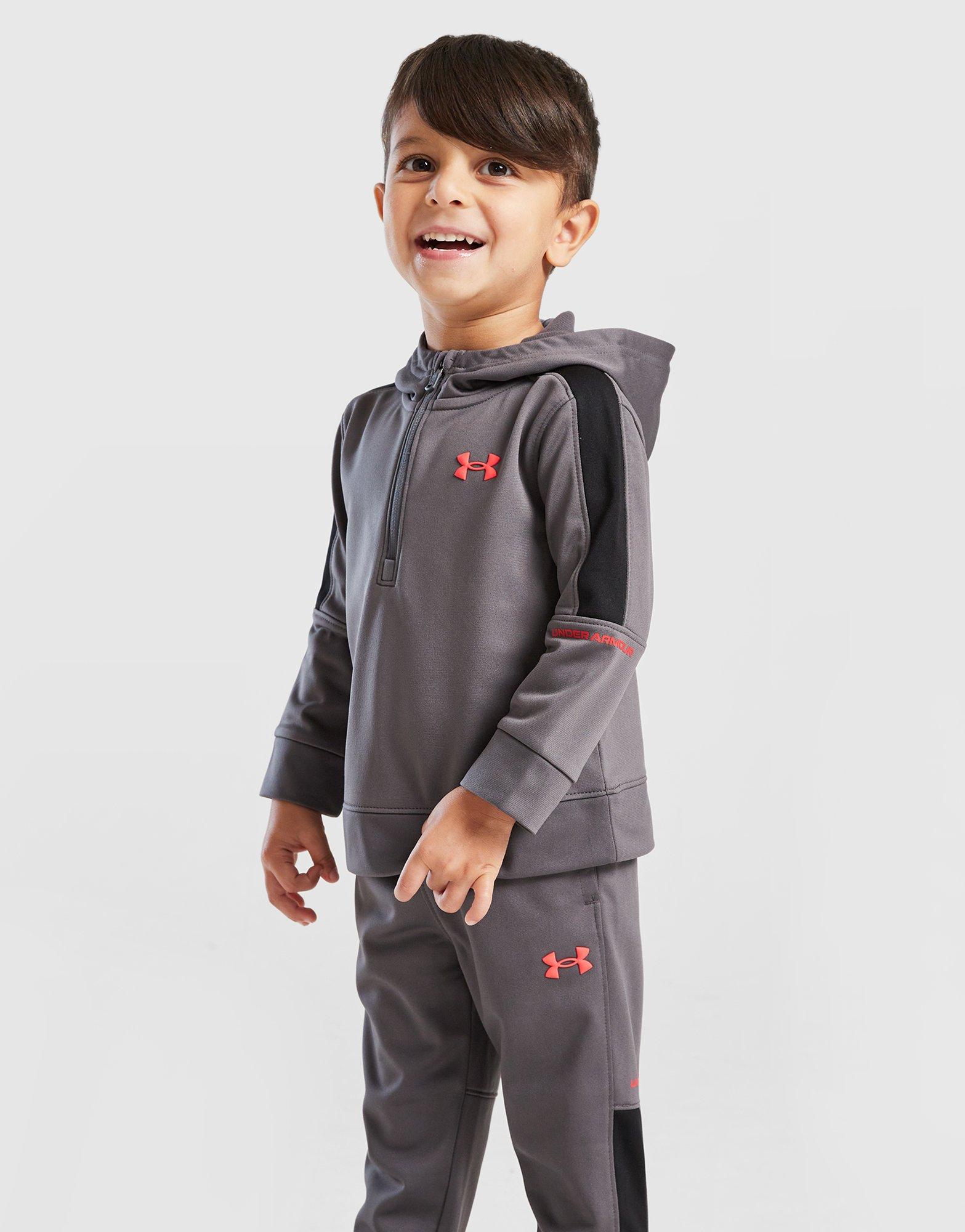 Poly Colour Block 1/4 Zip Tracksuit Infant