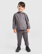 Poly Colour Block 1/4 Zip Tracksuit Infant