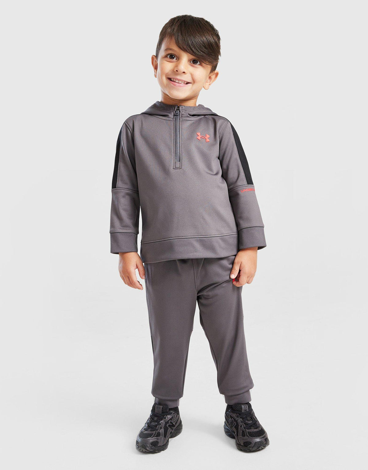 Poly Colour Block 1/4 Zip Tracksuit Infant