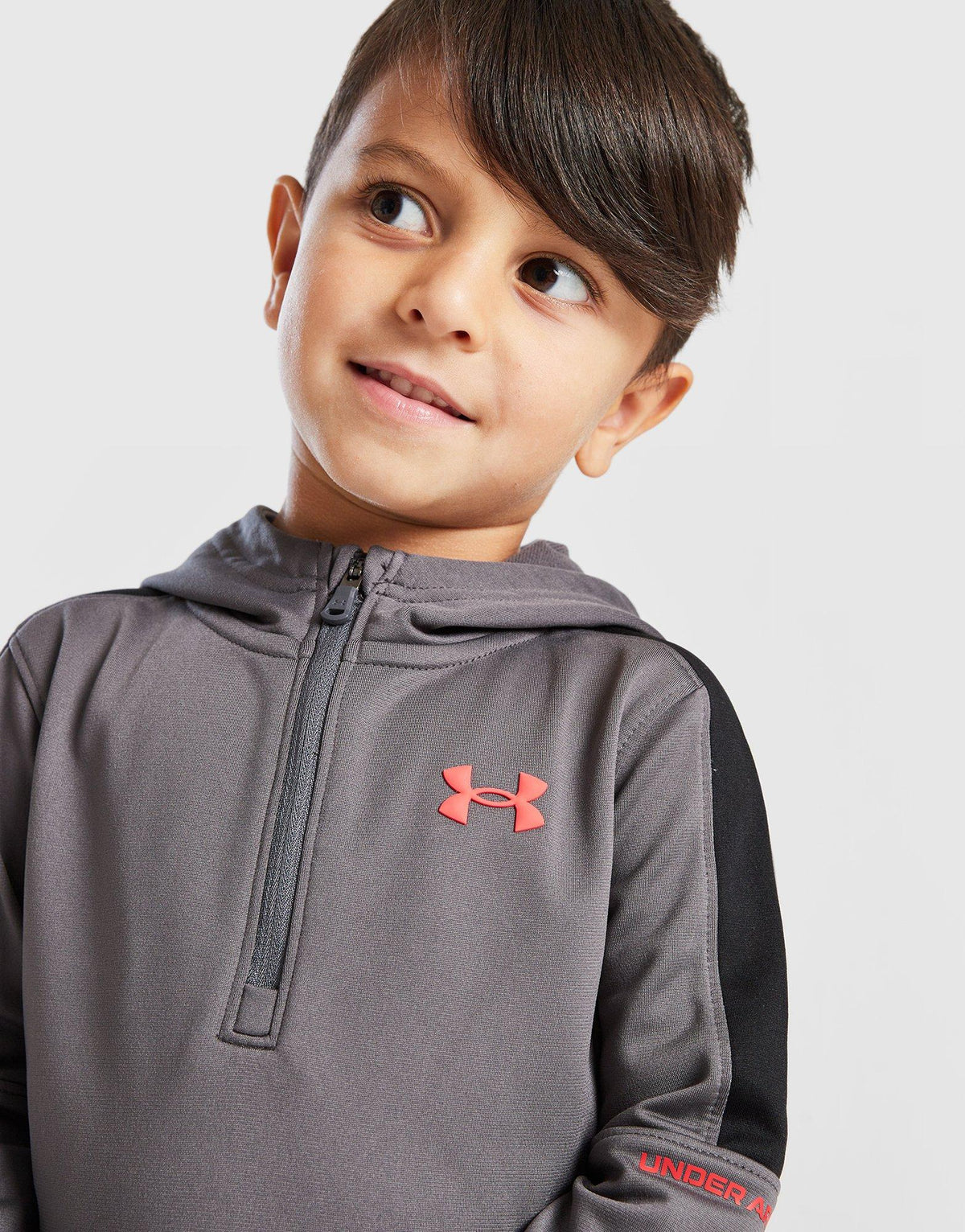 Poly Colour Block 1/4 Zip Tracksuit Infant