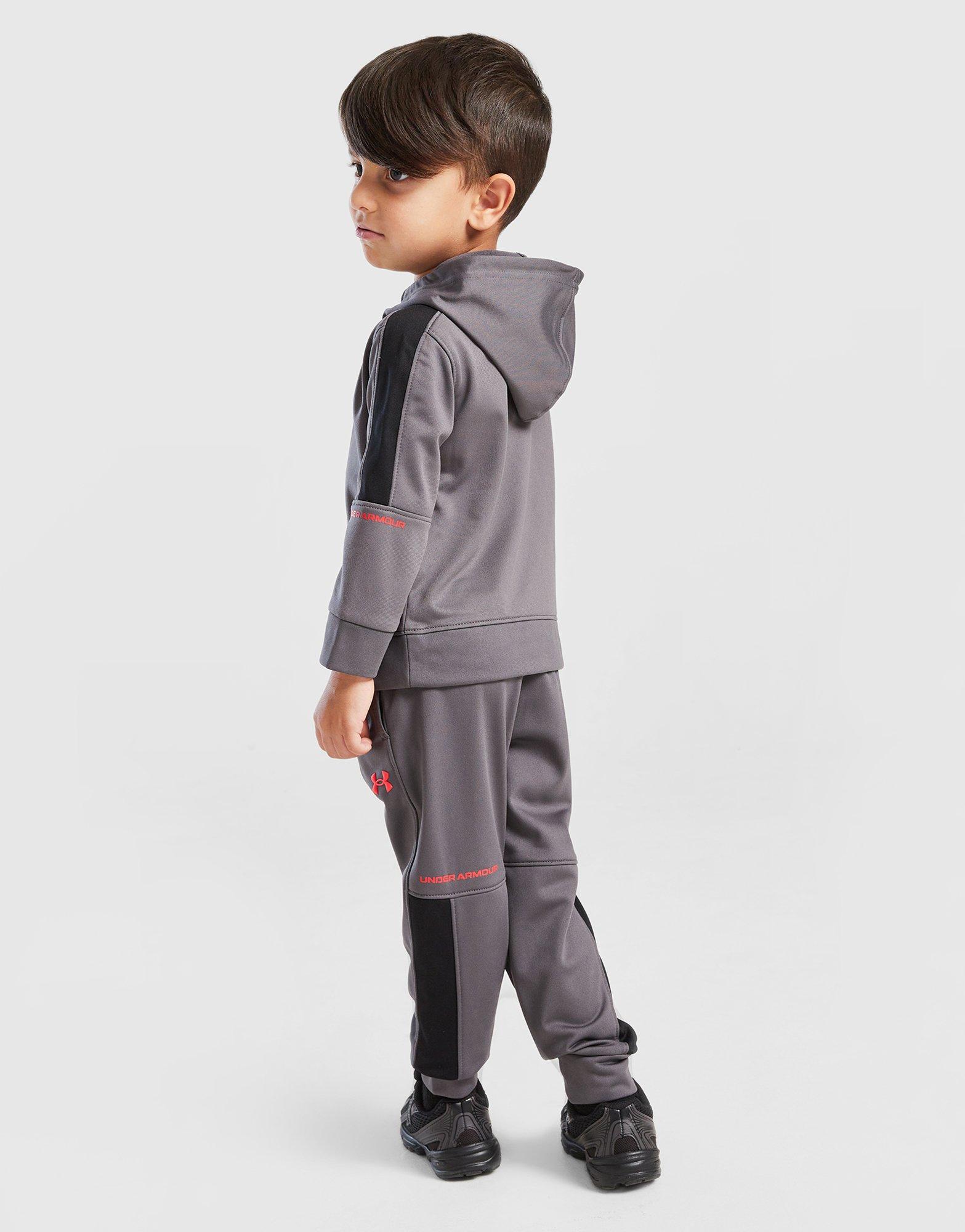Poly Colour Block 1/4 Zip Tracksuit Infant