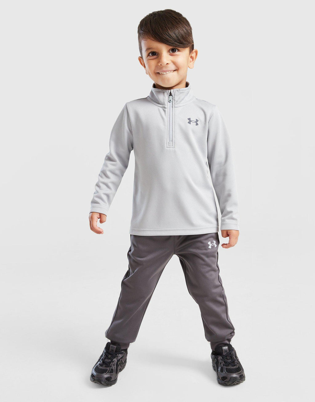 Tech Grid 1/4 Zip Tracksuit Infant