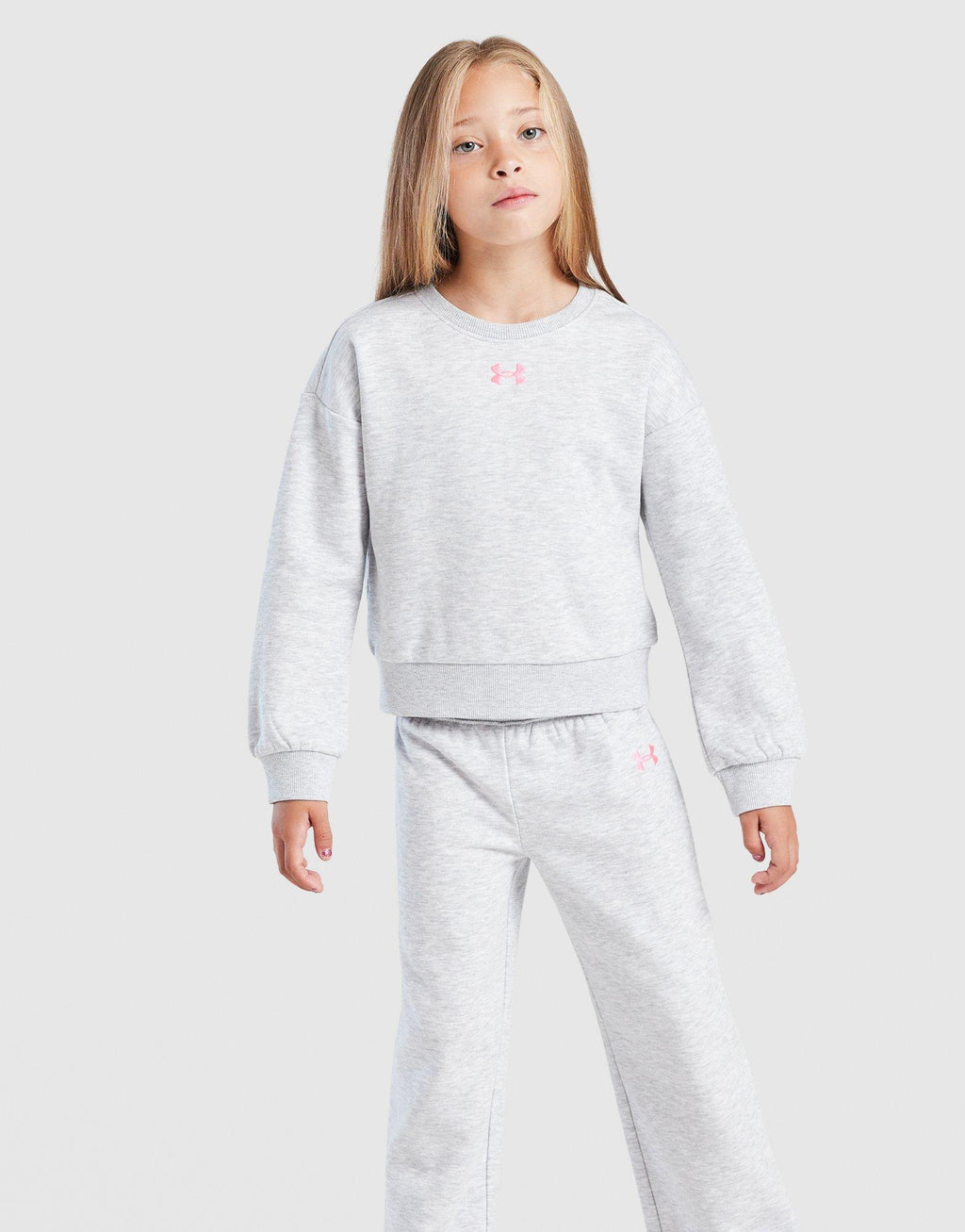 Girls' Wide Leg Crew Tracksuit Children