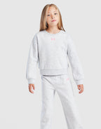 Girls' Wide Leg Crew Tracksuit Children