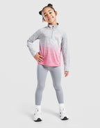 Girls' Fade 1/4 Zip Top/Leggings Set Children