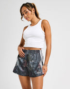 Satin Camo Shorts