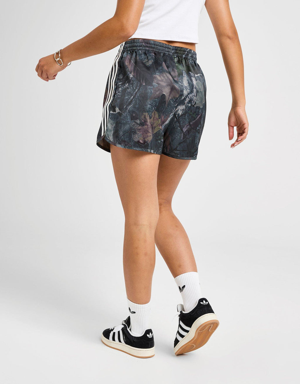 Satin Camo Shorts
