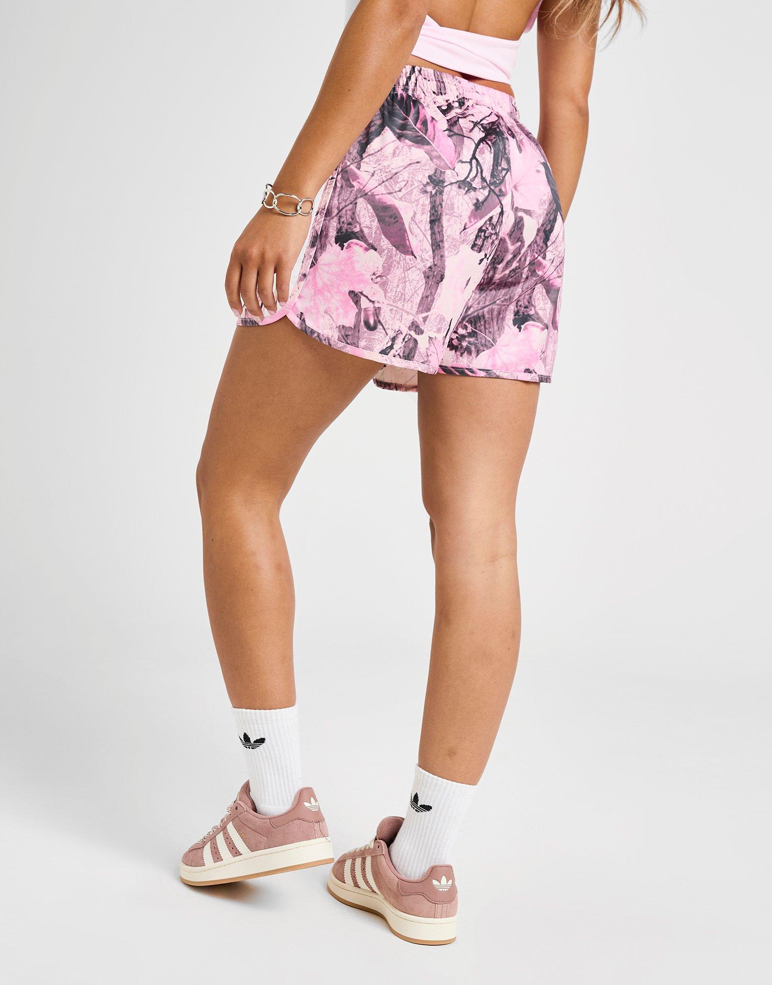 Satin Camo Shorts