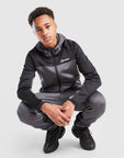 Grid Full Zip Hoodie Junior