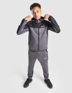 Grid Full Zip Hoodie Junior