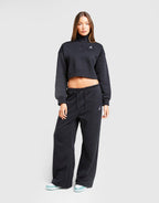Brooklyn Crop 1/4 Zip Sweatshirt