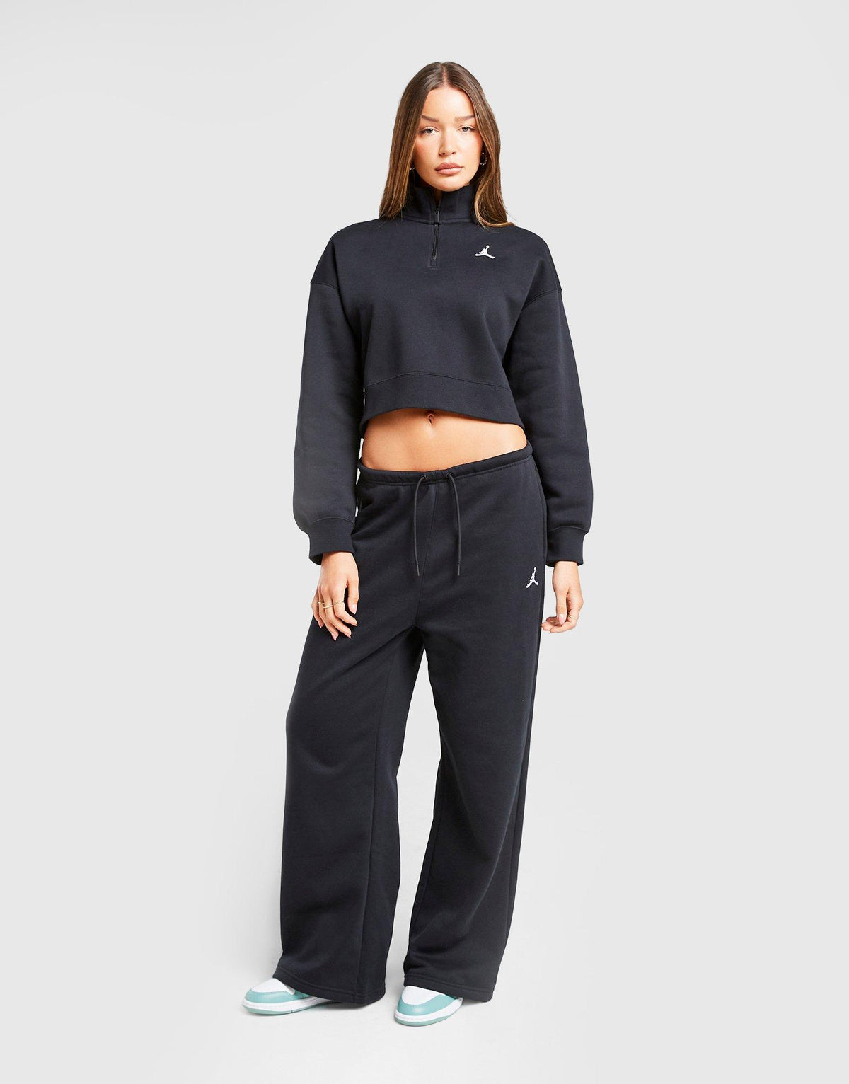 Brooklyn Crop 1/4 Zip Sweatshirt