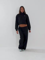 Brooklyn Crop 1/4 Zip Sweatshirt