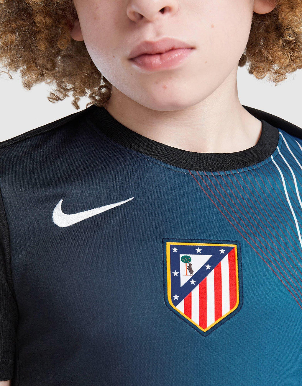 Atletico Madrid Pre Match Shirt Junior