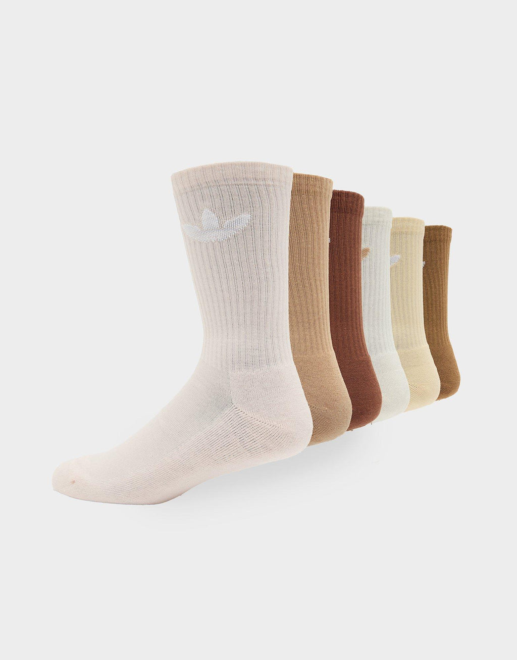 Trefoil Cushion Crew Socks (6 Pack)