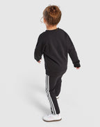 Girls' Trefoil Flare Crew Tracksuit Infant