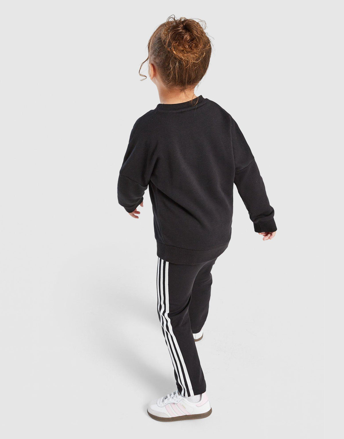 Girls' Trefoil Flare Crew Tracksuit Infant